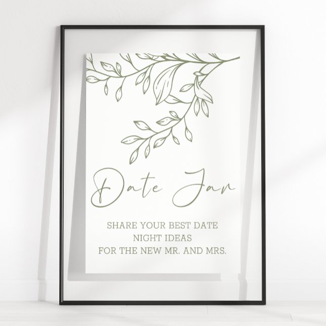 Affiche Sage Boho Fleurs Date Nuit (Créateur téléchargé)