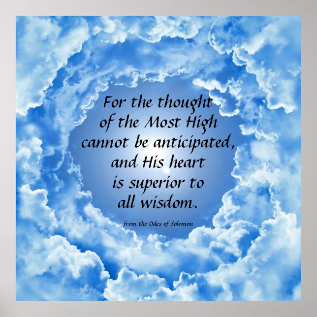 Affiche Sagesse (Devant)