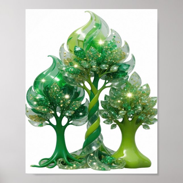 Affiche Sagesse verte CRISP GREEN (Devant)