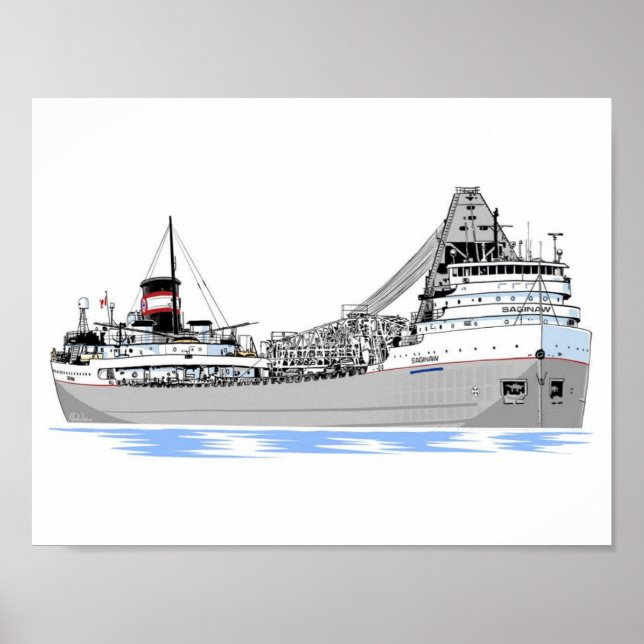 Affiche Saginaw Algoma (Devant)