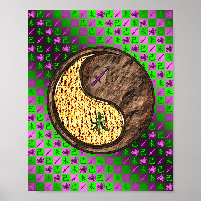 Affiche Sagittaire et chèvre terrestre (Devant)