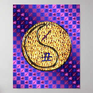 Affiche Sagittaire et Ox de feu