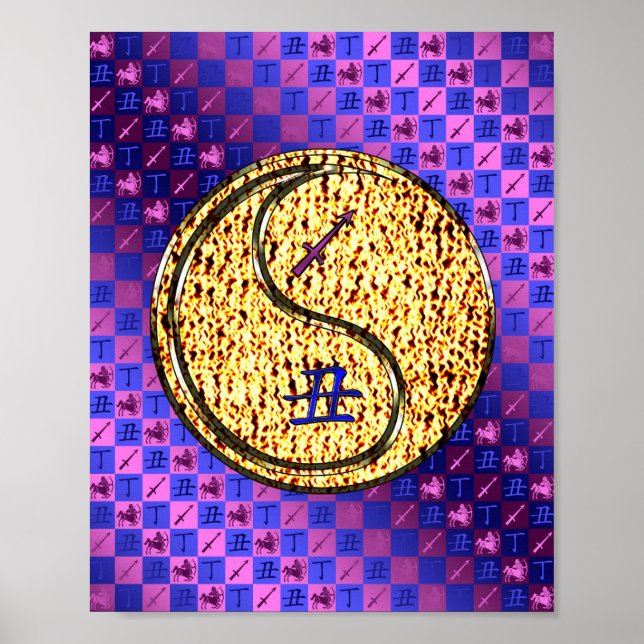 Affiche Sagittaire et Ox de feu (Devant)