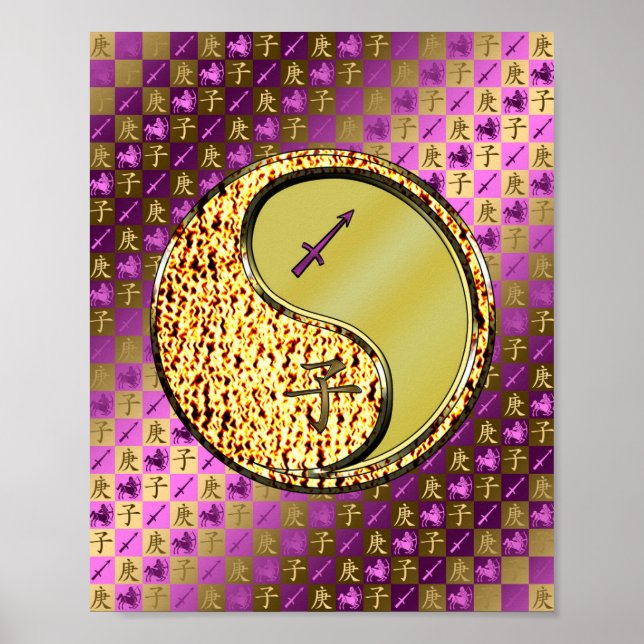 Affiche Sagittaire & Rat Métal (Devant)