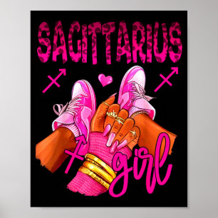 Affiche Sagittaire Signe du zodiaque Anniversaire Reines H