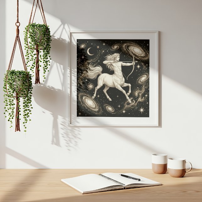 Affiche Sagittaire Zodiaque Céleste Astrologie (Créateur téléchargé)