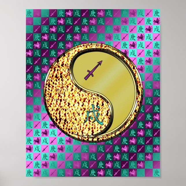 Affiche Sagittarius & Chien Métal (Devant)
