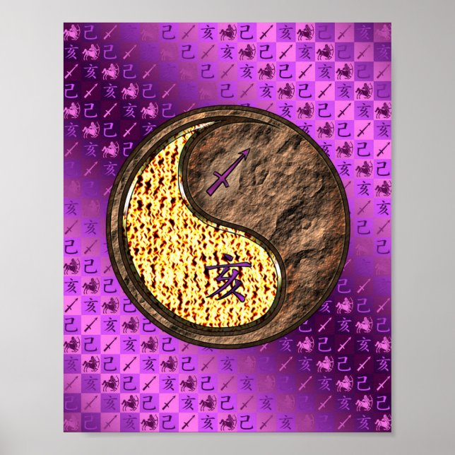 Affiche Sagittarius & Earth Boar (Devant)