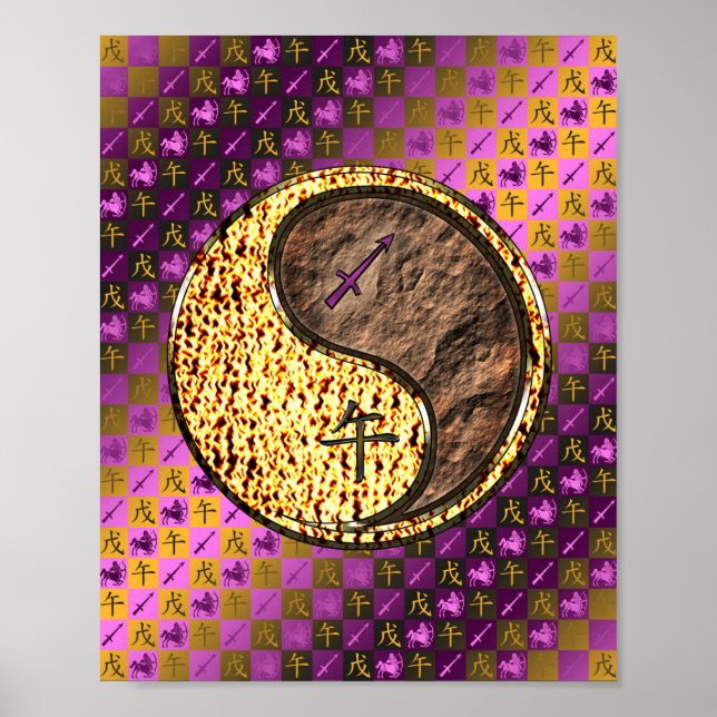 Affiche Sagittarius & Earth Horse (Devant)