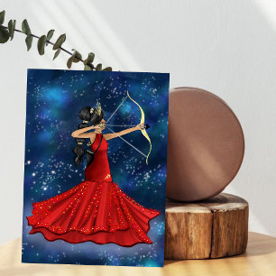 Affiche Sagittarius Female Goddess Illustration de mode