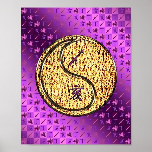 Affiche Sagittarius & Fire Boar (Devant)