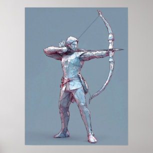 Affiche Sagittarius signe zodiaque