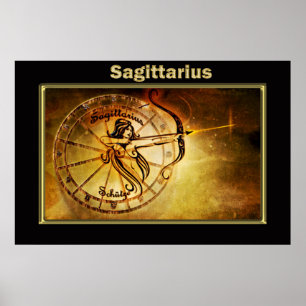 Affiche Sagittarius Zodiac Astrologie