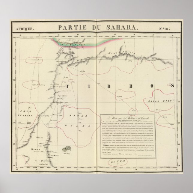 Affiche Sahara, Afrique 16 (Devant)