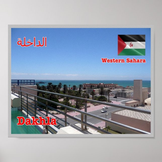Affiche Sahara occidental - Dakhla - (Devant)