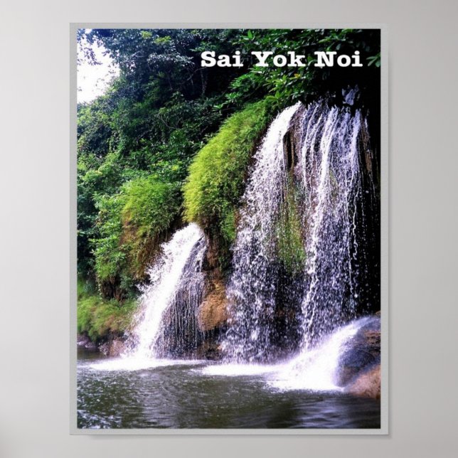 Affiche Sai Yok Noi - Cascades - Thaïlande - (Devant)