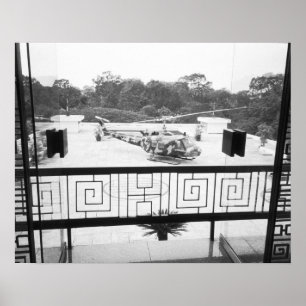 Affiche Saigon HCMC Vietnam, hélicoptère Huey