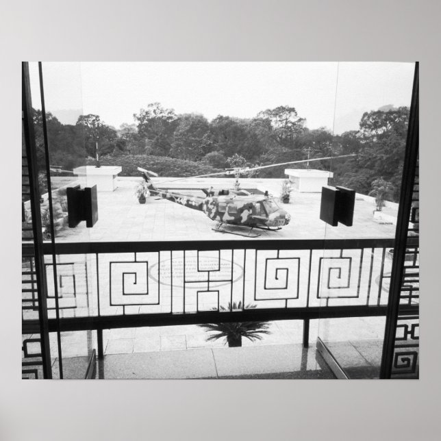 Affiche Saigon HCMC Vietnam, Huey Helicopter (Devant)