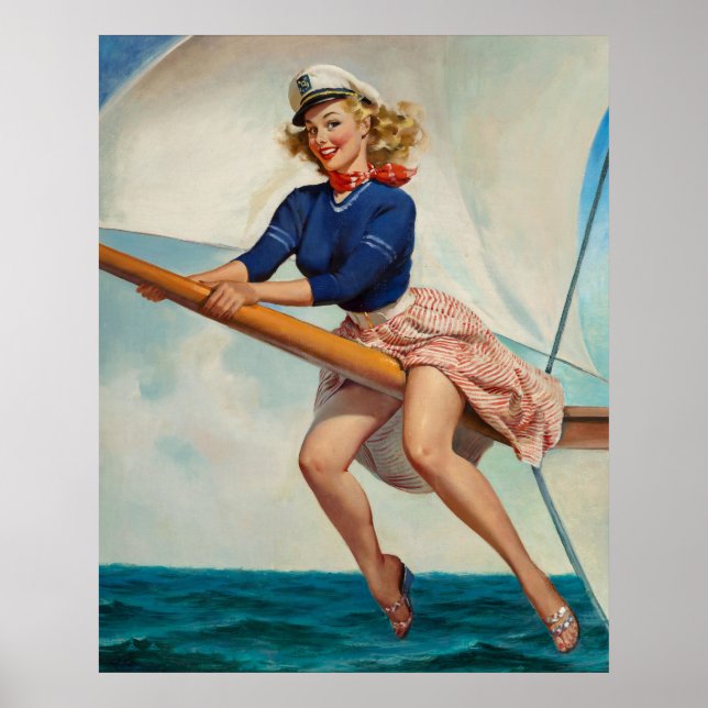 Affiche Sailor Spirit Pin Up (Devant)