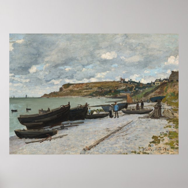 Affiche Saint-Adresse, 1867 Claude Monet Fine Art (Devant)