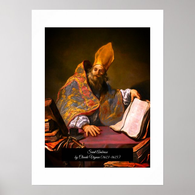 Affiche Saint Ambrose de Milan (Devant)