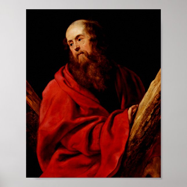 Affiche Saint Andrew par Peter Paul Rubens (Devant)