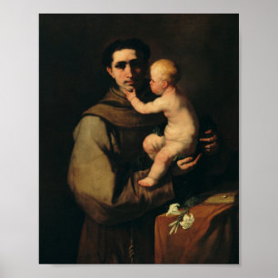 Affiche Saint Antoine de Padoue par Luca Giordano