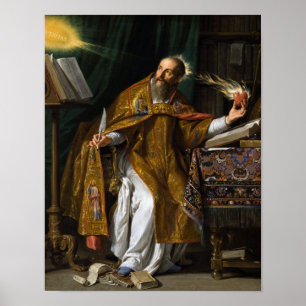 Affiche Saint Augustin D'Hippo - Philippe de Champaigne