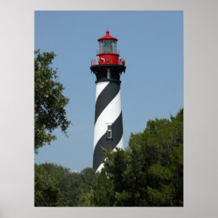 Affiche Saint Augustine, Floride Phare