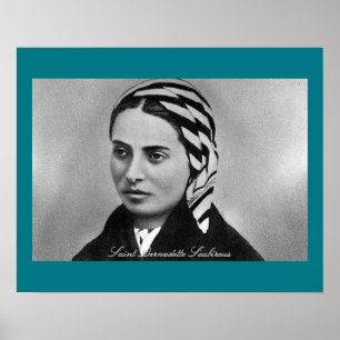 Affiche Saint Bernadette Soubirous