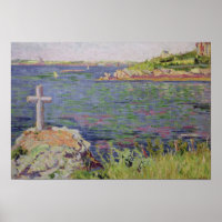 Saint-Briac, la Croix des marins, 1885