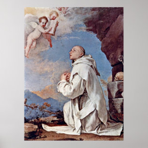 Affiche Saint Bruno le carthusien par Jusepe de Ribera