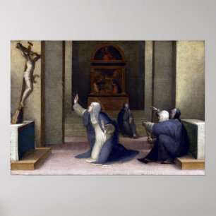 Affiche Saint Catherine de Domenico Beccafumi de Sienne