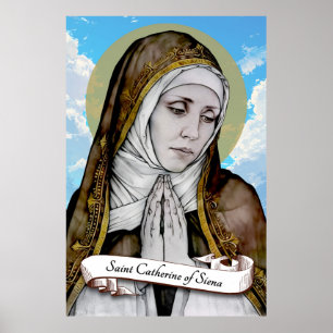 Affiche Saint-Catherine de Sienne