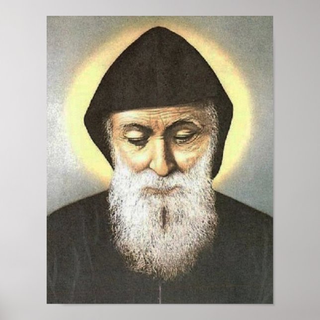Affiche Saint Charbel Makhlouf (Devant)