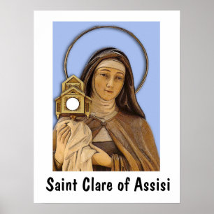 Affiche Saint Clare d'Assise