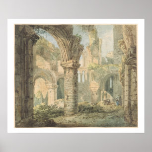 Affiche Saint-Cuthbert's Holy Island, 1797 (avec crayon