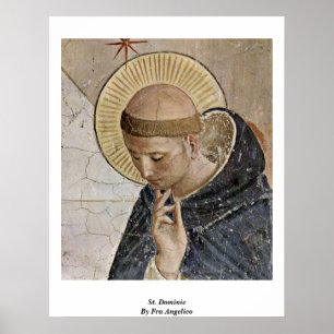 Affiche Saint Dominique Par Fra Angelico