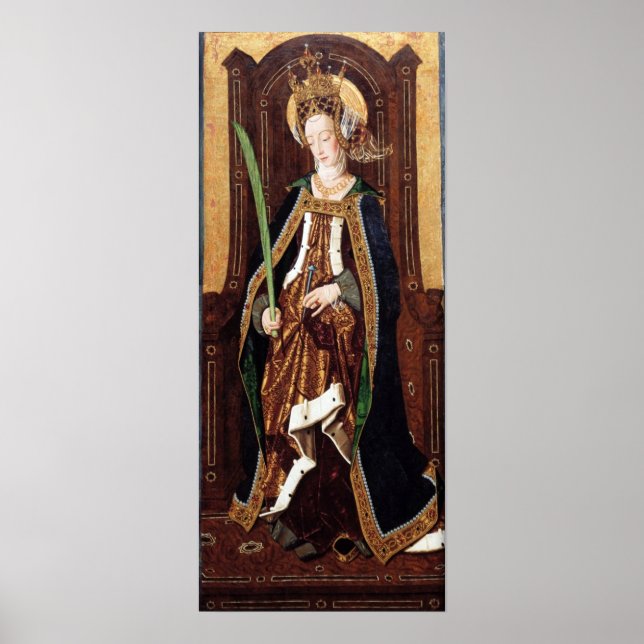 Affiche SAINT ENGRATIA Père Noël Engracia De Saragosse (Devant)