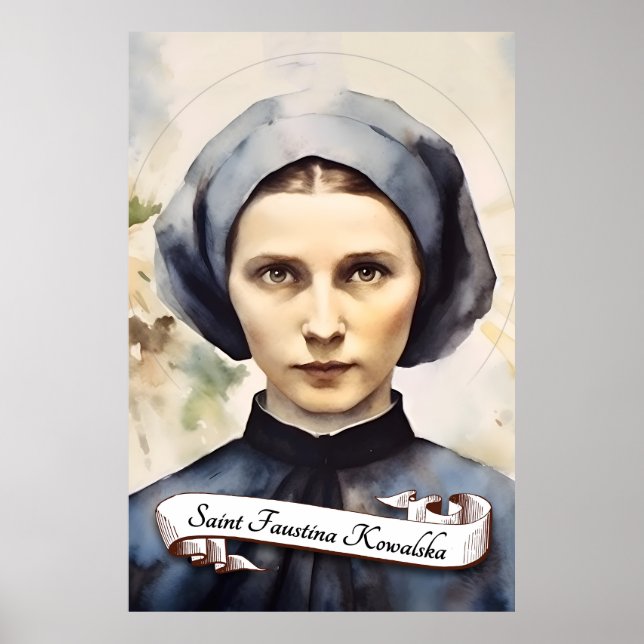 Affiche Saint Faustina Kowalska (Devant)