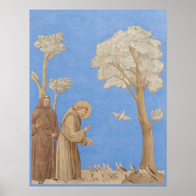 Affiche Saint Francis preaching to the birds CC1165 (Devant)