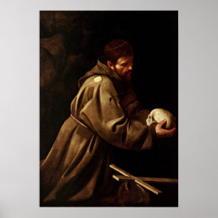 Affiche Saint François dans la prière
