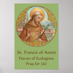 Affiche Saint François d'Assise (BK 002)