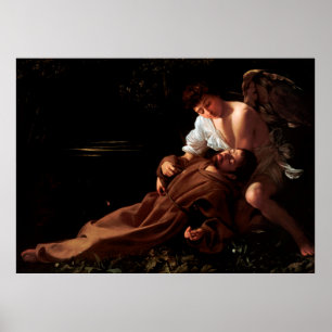 Affiche Saint François d'Assise en Ecstasy par Caravaggio