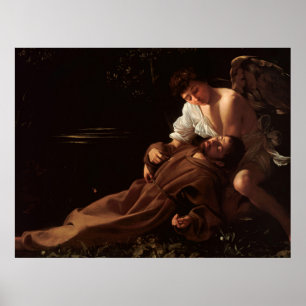 Affiche Saint François d'Assise en Ecstatie