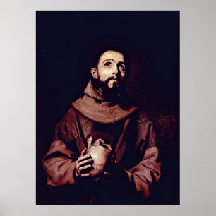 Affiche Saint François d'Assise par Jusepe de Ribera