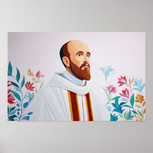 Affiche Saint François de Sales : Cœur doux de sagesse