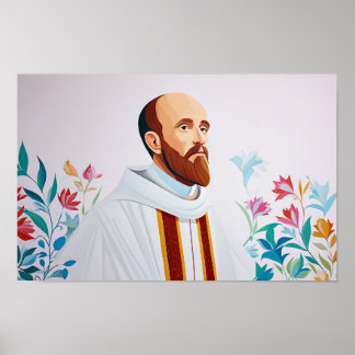 Affiche Saint François de Sales : Cœur doux de sagesse