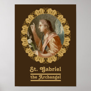 Affiche Saint Gabriel l'Archange (M 011)