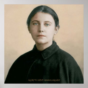 AFFICHE SAINT GEMMA GALGANI